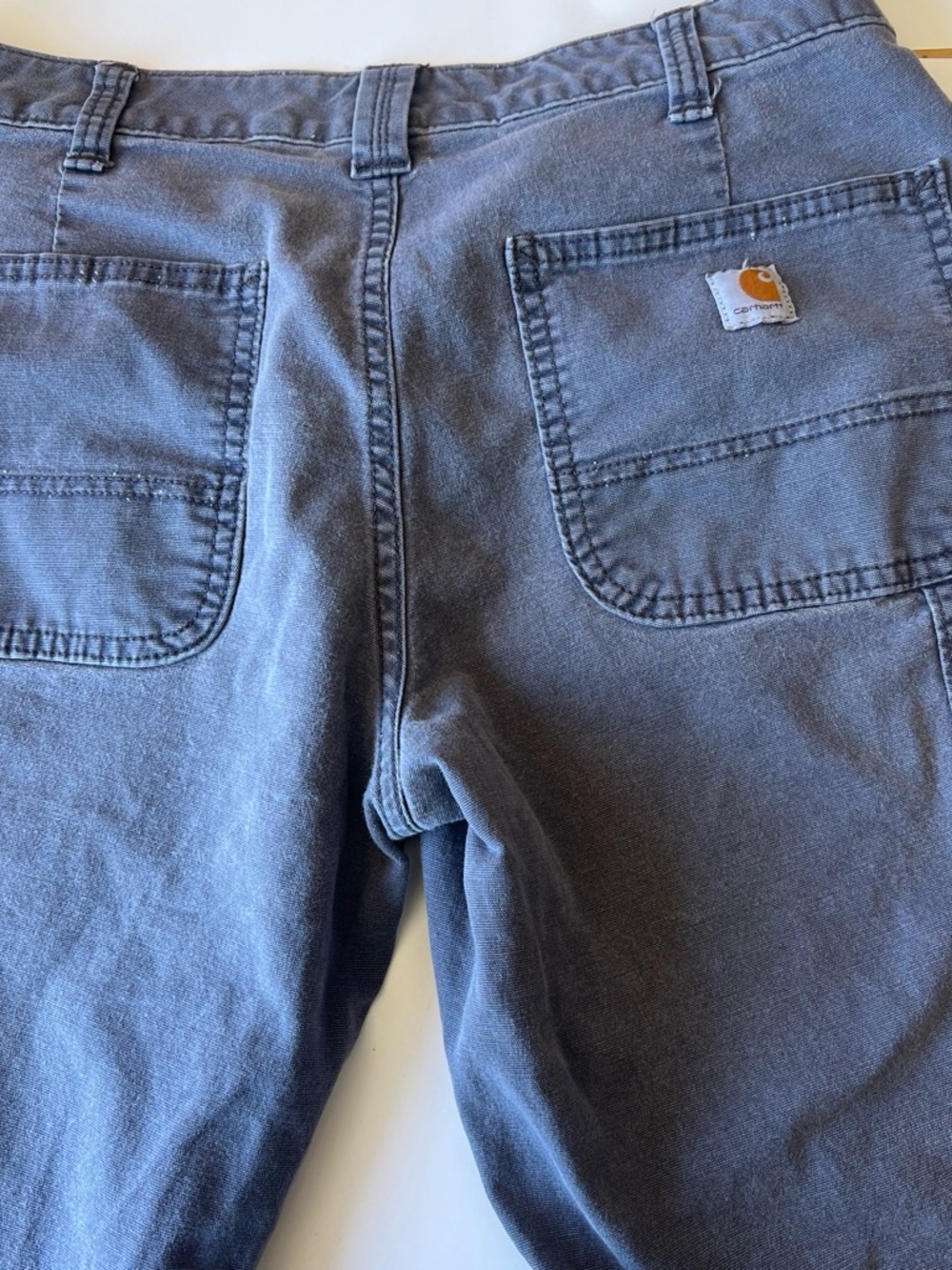 Carhartt Women's Straight Leg Jeans in Charcoal Gray - Picture 5 of 6